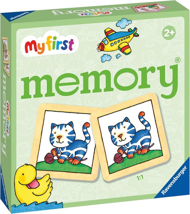 Detalle 2 de Ravensburger myfirst Memory® « Mes jouets préférés » : premier jeu éducatif dès 2 ans
