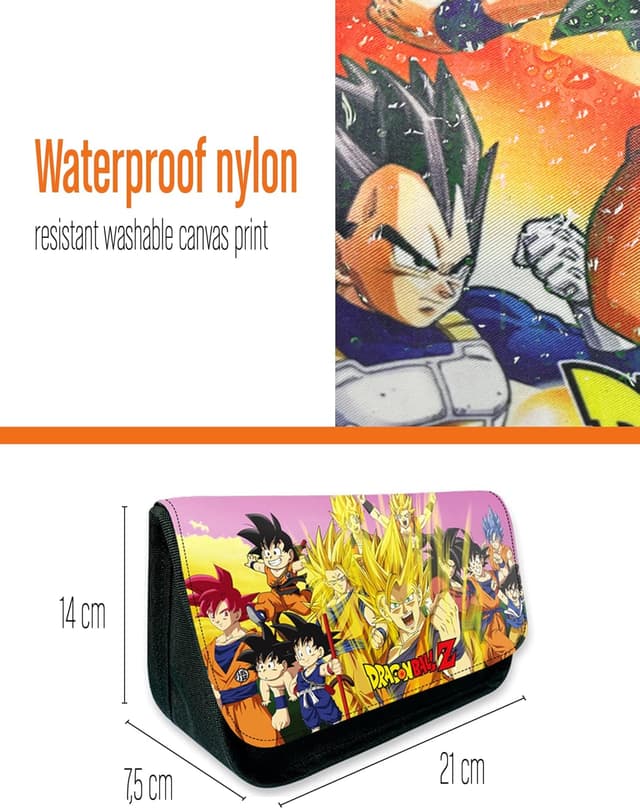 Thumbnail 6 de MAGIC SELECT Astuccio scuola Dragon Ball con due tasche e copertura in tela lavabile