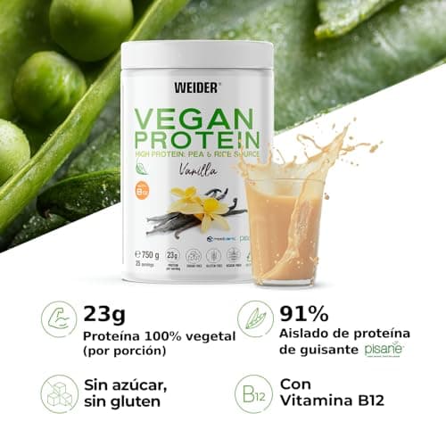 Detalle 2 de Weider Proteína Vegana 750g Vainilla