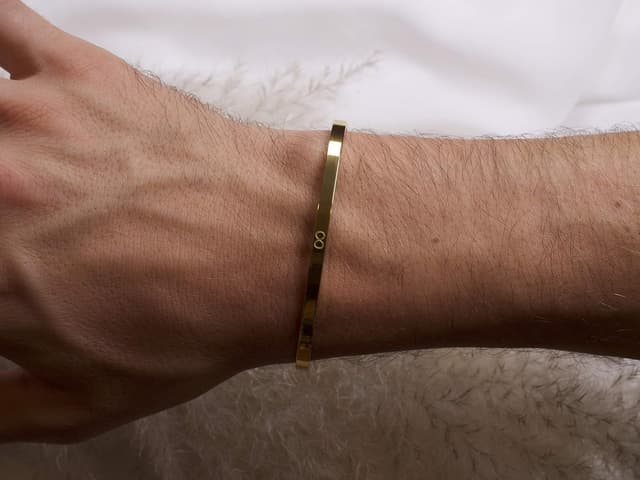 Detalle 1 de BERGERLIN Infinity Armband 4 mm breit