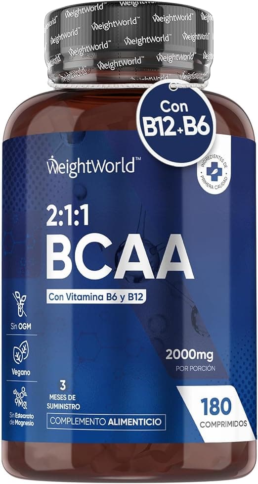 Imagen de BCAA 2:1:1 2000mg - Aminoácidos Esenciales Veganos 💪 en OfertitasTOP