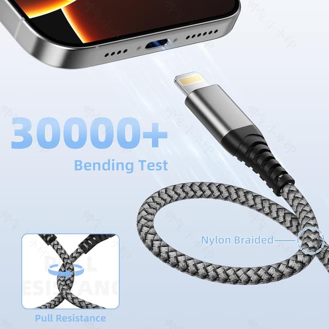 Detalle de iPhone Charger 1.8m USB‑C to Lightning cable 3‑pack