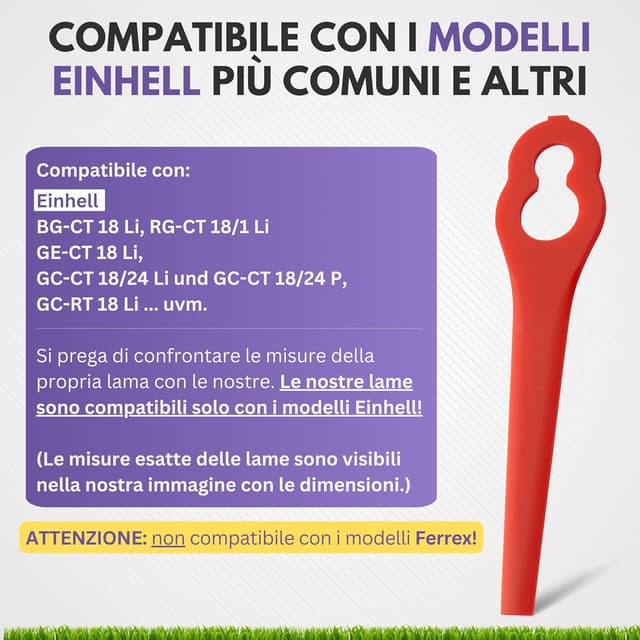 Thumbnail 3 de Filzada 50x Lame taglio bordatura