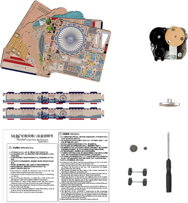 Thumbnail 6 de Tonecheer London Music Box 111-piece Puzzle