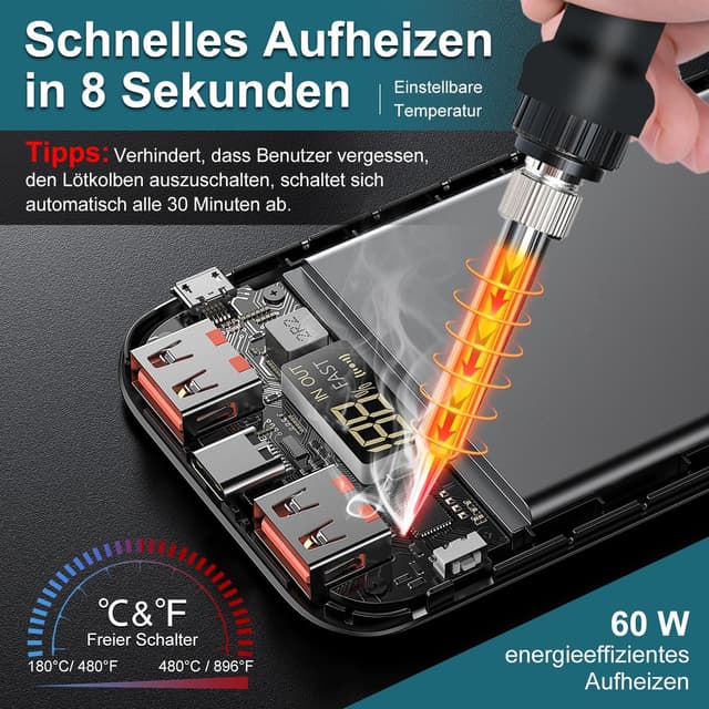 Detalle 2 de Makita 18V kabelloser Lötkolben 60W