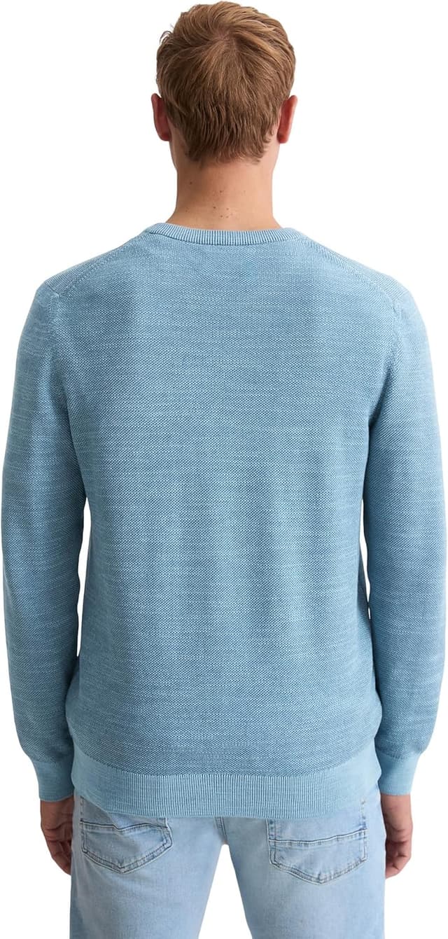 Detalle de Marc O'Polo Herren Pullover mit Bio-Baumwolle