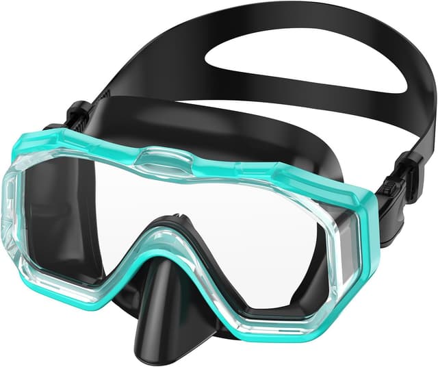 Detalle de WSTOO Adults Swim Goggles with Nose Cover (Anti-Fog, 180° Panoramic, Leak-Proof, 3-Lens)