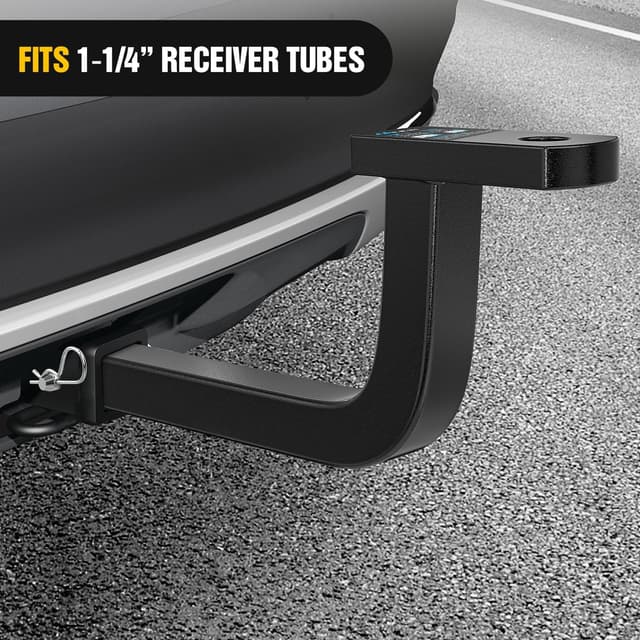 Thumbnail 6 de Nilight Trailer Hitch Ball Mount with 1/2" Hitch Pin Clip (Fits 1-1/4" Receiver) – 5" Rise, Class 2