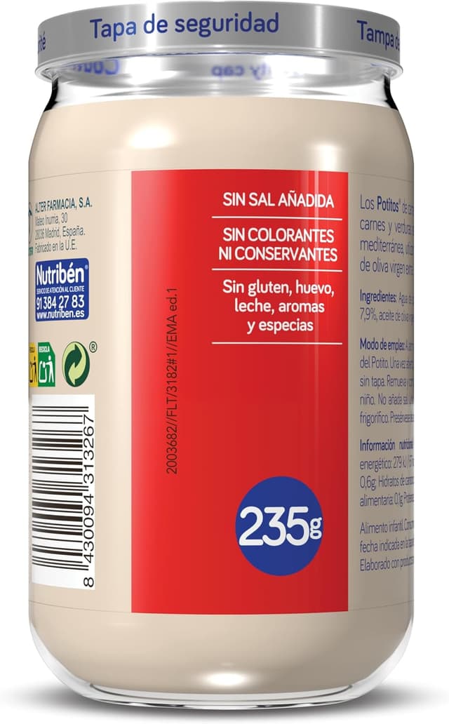 Thumbnail 2 de Nutribén Pack de Potitos Variados 🍏 - Caja de 24 unidades