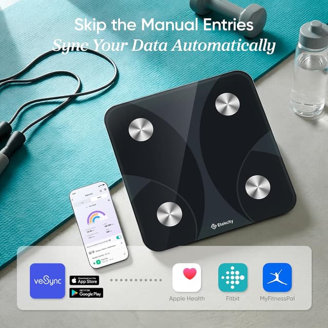 Thumbnail 4 de Etekcity Scales High Precision 0.1lb Bluetooth Body Monitor