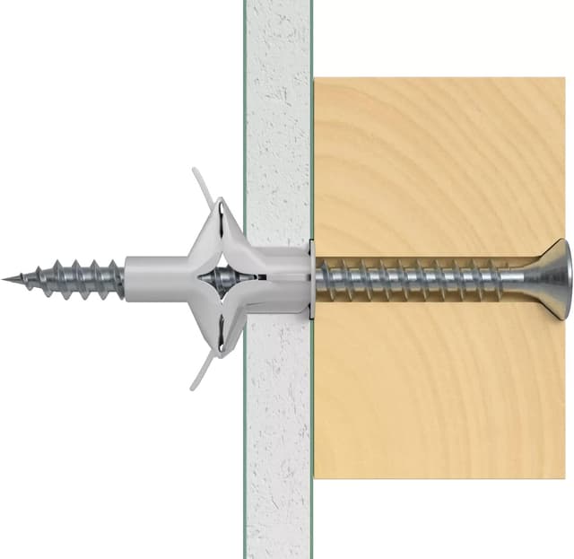 Detalle de FISCHER Chevilles 25 pièces 6 x 3,5 mm (FU) pour fixation universelle