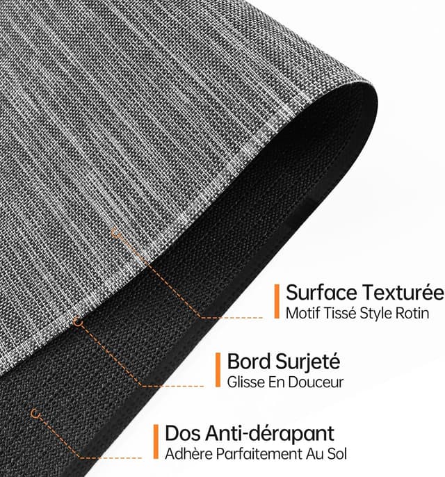 Thumbnail 1 de HOMEK Tapis Chaise de Bureau 75x120 cm đź§ľ