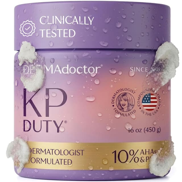 Detalle de DERMAdoctor KP Bump Eraser Body Scrub with 10% AHAs + PHAs (Glycolic & Lactic acids) — 16 fl oz