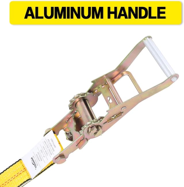 Thumbnail 1 de Flat Hook Ratchet Straps 2in x 27ft 3,333lb WLL
