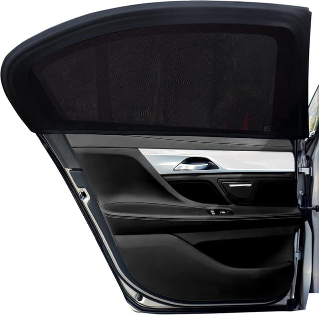 Detalle de Rajvia Tendine parasole auto per bambini (misura universale L) per finestrini posteriori