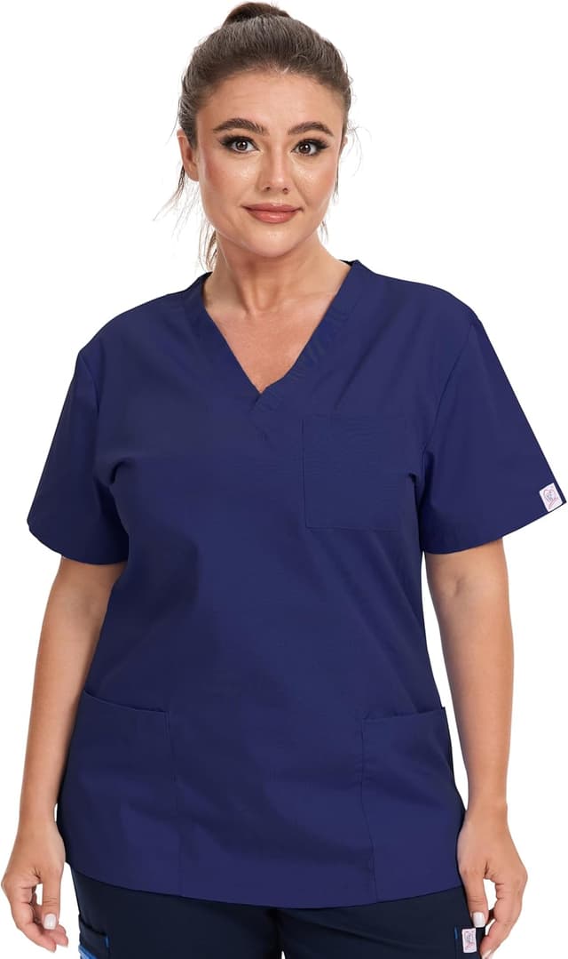 Imagen de JONATHAN UNIFORM Women Tunic Scrub Top with 3 Pockets en OfertitasTOP