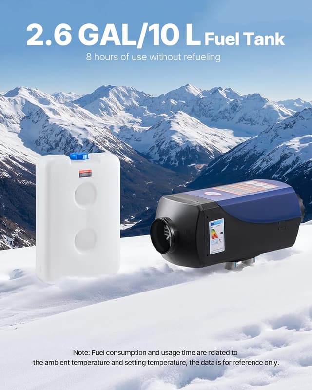 Thumbnail 1 de VEVOR 5KW 12V riscaldatore diesel per camion con display