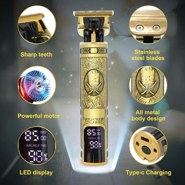 Thumbnail 6 de Professional T-Blade Beard Trimmer 7-in-1 🔌