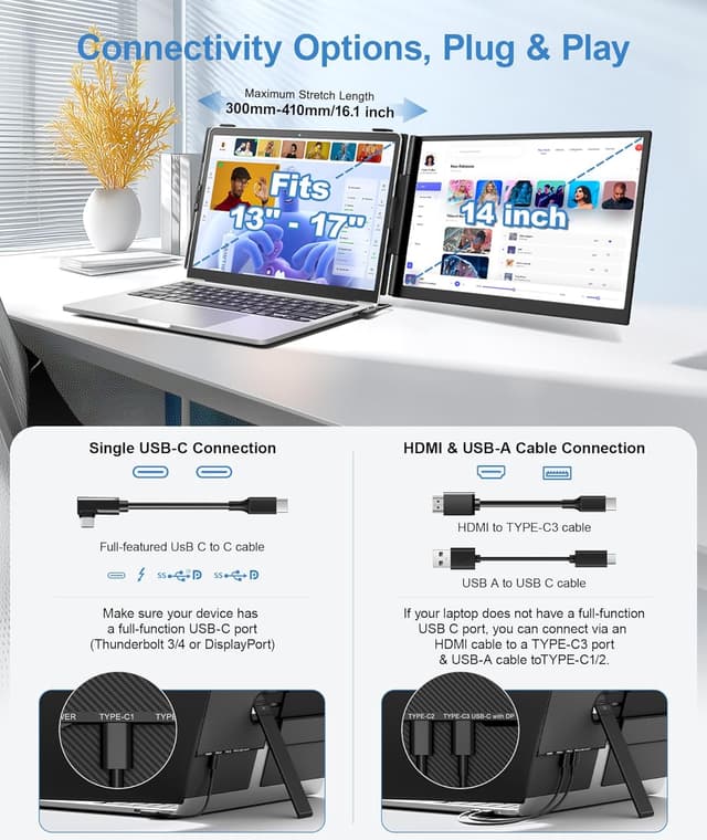 Thumbnail 4 de Zerfis 14" FHD Screen Extender ⚙