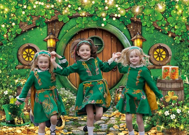 Thumbnail 2 de Happy St Patrick's Day Backdrop