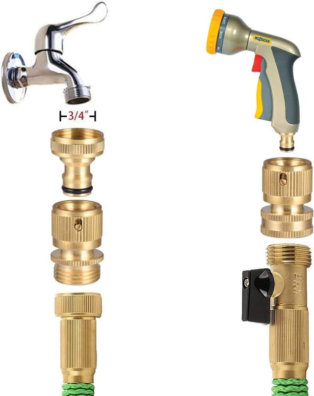 Thumbnail 5 de Tesmotor Expandable Garden Hose Adapters Kit