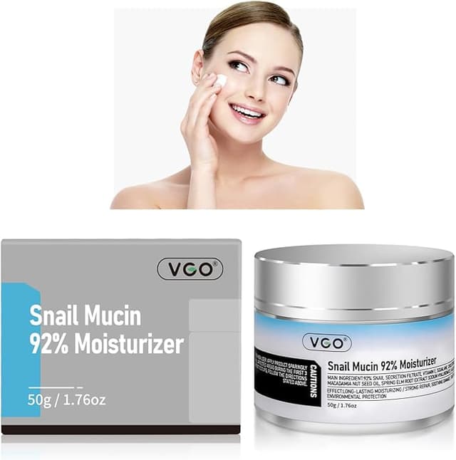 Imagen de VGO Snail Mucin 92% Crema Hidratante Facial, 50g 🐌 en OfertitasTOP
