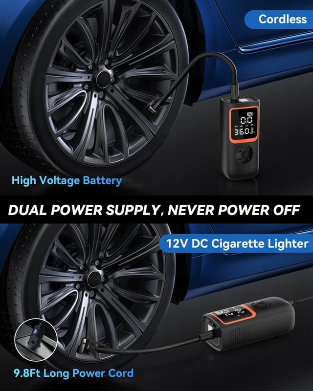 Thumbnail 3 de Compresor Aire Portátil 6000mAh 150 PSI