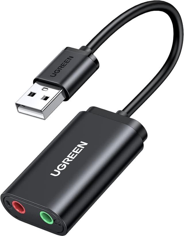 Imagen de UGREEN USB Sound Card 3.5mm USB audio adapter en OfertitasTOP