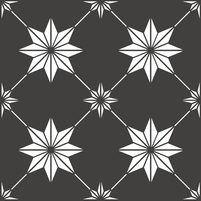 Detalle de Rigel Peel & Stick Floor Tiles (Black & White, 12 x 12 inches)