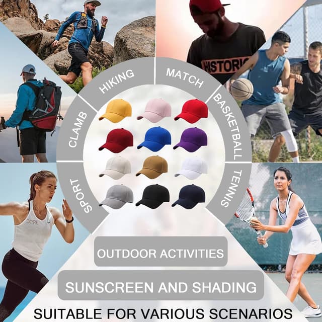 Thumbnail 4 de CWENDANER Unisex Baseballkappe 56-60cm