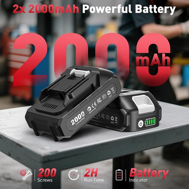 Thumbnail 2 de Avrhit Akku Schlagschrauber 1300 Nm 1/2 Zoll