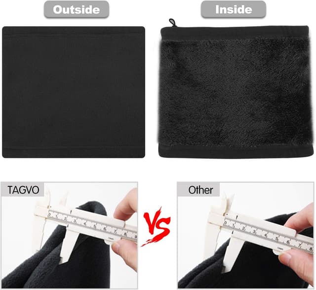 Thumbnail 5 de TAGVO Cache-Cou polaire universel avec doublure