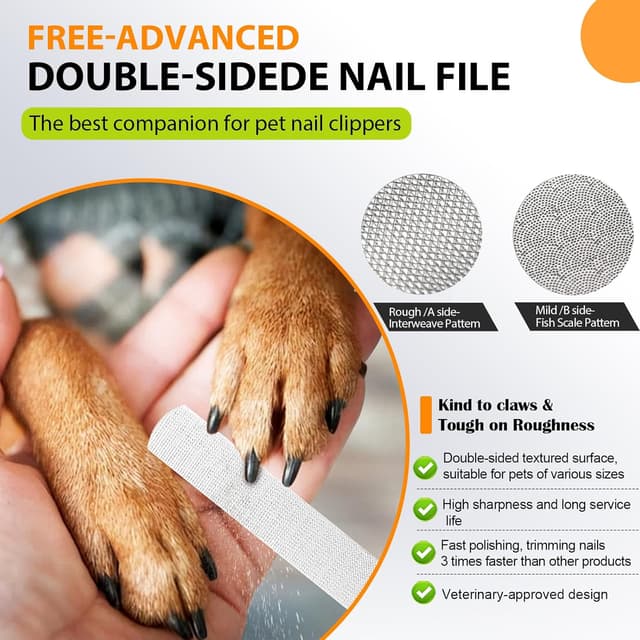 Thumbnail 4 de IREDOON Coupe-ongles chien ultra-tranchant đŸ