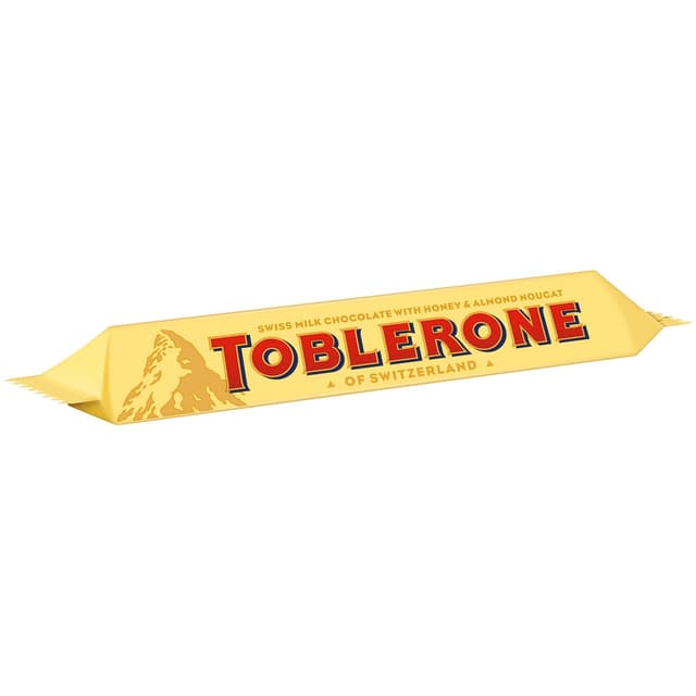 Detalle 2 de Toblerone Schokolade Riegel – Schweizer Milchschokolade mit Honig- und Mandelnougat, 24 x 35g