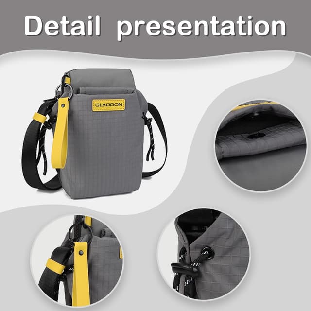 Detalle 1 de Gladdon Canvas Handytasche 21 cm