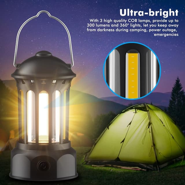 Detalle 2 de WARMTUYO linterna camping Portátil