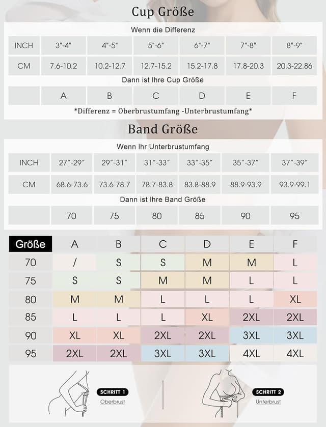 Detalle 2 de Vtelor nahtloser Bügelloser BH mit V-Ausschnitt