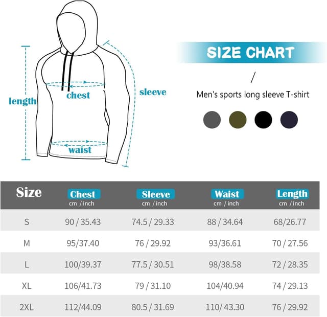 Detalle 2 de MEETYOO Maglietta corsa maniche lunghe