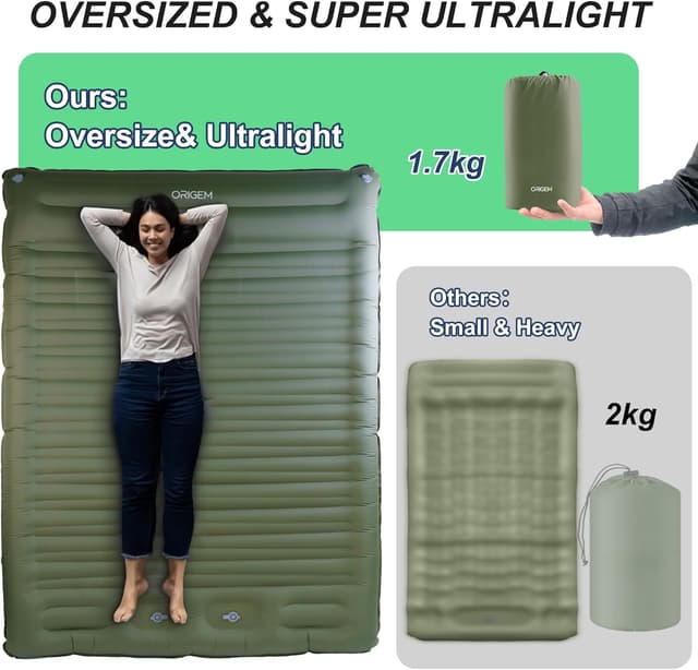 Thumbnail 3 de Origem Double Self Inflating Camping Sleeping Mat