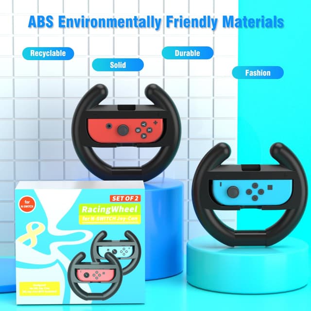 Thumbnail 4 de PURBHE Switch Steering Wheel 2-pack for Joy‑Con