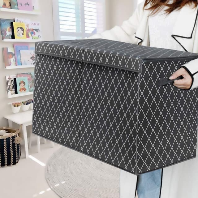 Thumbnail 1 de VERONLY Large Toy Storage Box Grey