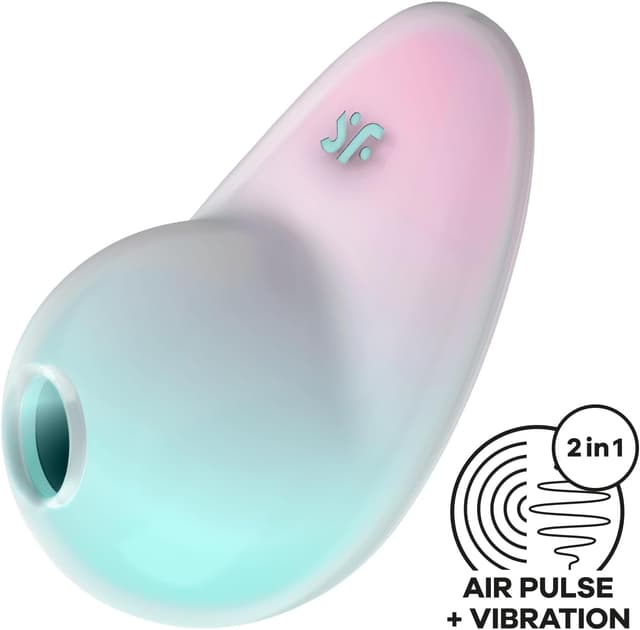 Detalle 2 de Satisfyer Pixie Dust Vibro-Masseur : stimulateur clitoridien sans contact, 11 modes, IPX7