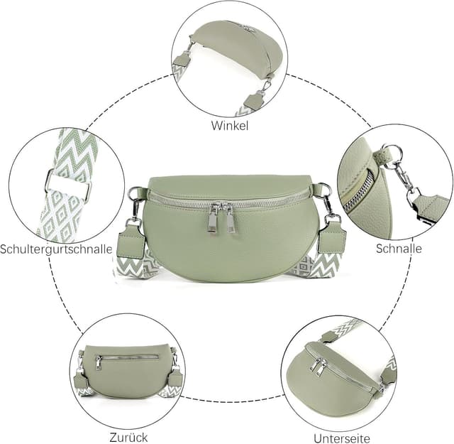 Detalle 1 de TANTOMI sac banane femme Vegan