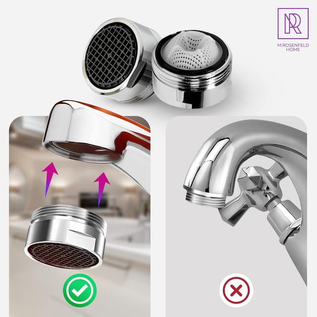 Thumbnail 4 de Aeratore Rubinetto M24 per Cucina e Bagno