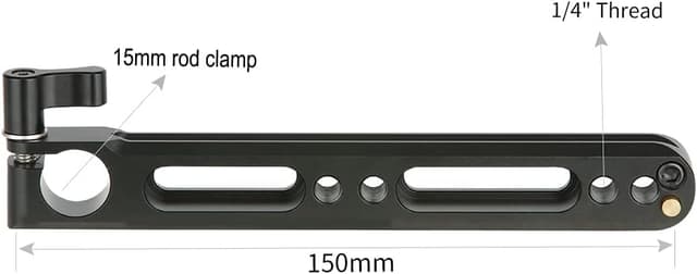 Thumbnail 1 de NICEYRIG NATO Rail for EVF 15mm Rod Clamp