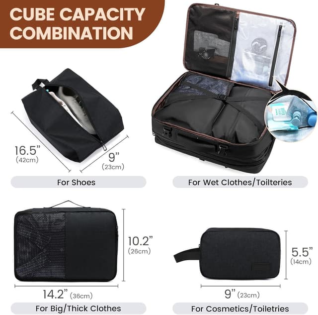 Thumbnail 4 de LOVEVOOK Reise Rucksack 30L Handgepäck