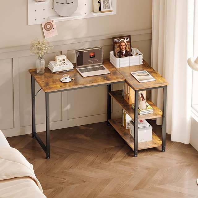 Thumbnail 6 de Coleshome Gaming Tisch Eckschreibtisch 100x70 cm