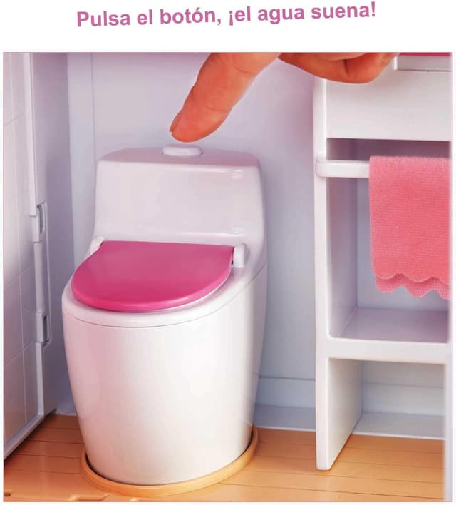 Thumbnail 4 de Barbie Dreamhouse Casa de Muñecas 🏠 3 Pisos, Luz y Sonido