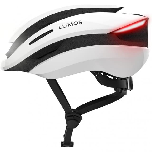Detalle de lumos Ultra Casco Blanco M-L 500 lúmenes
