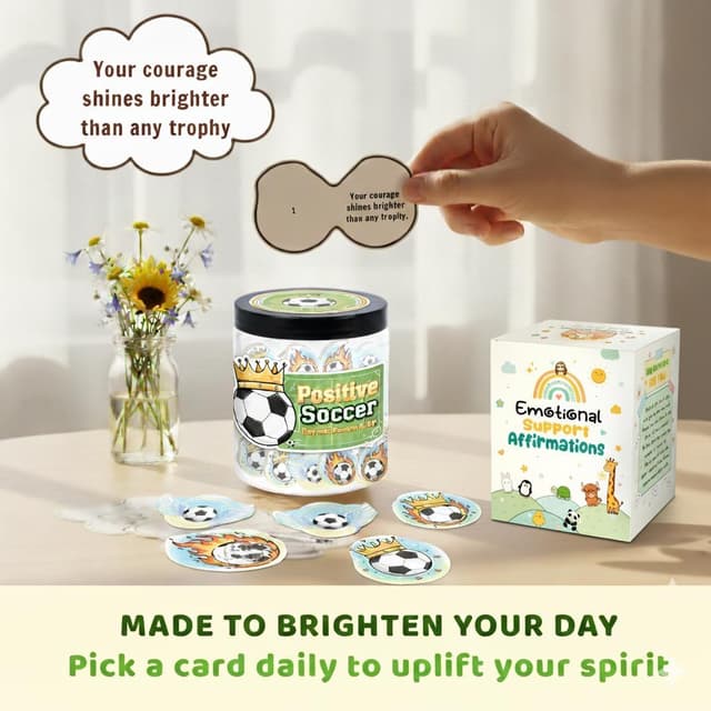 Thumbnail 6 de DEARMINE Positive Soccer Jar 60 cards